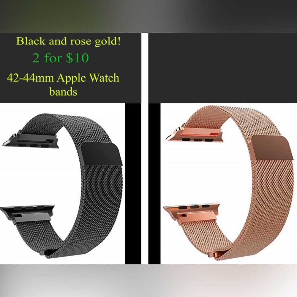 2 for $10 magnetic Apple Watch bands